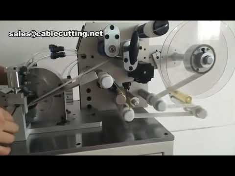 cable labeling machine  cable label wrap around machine