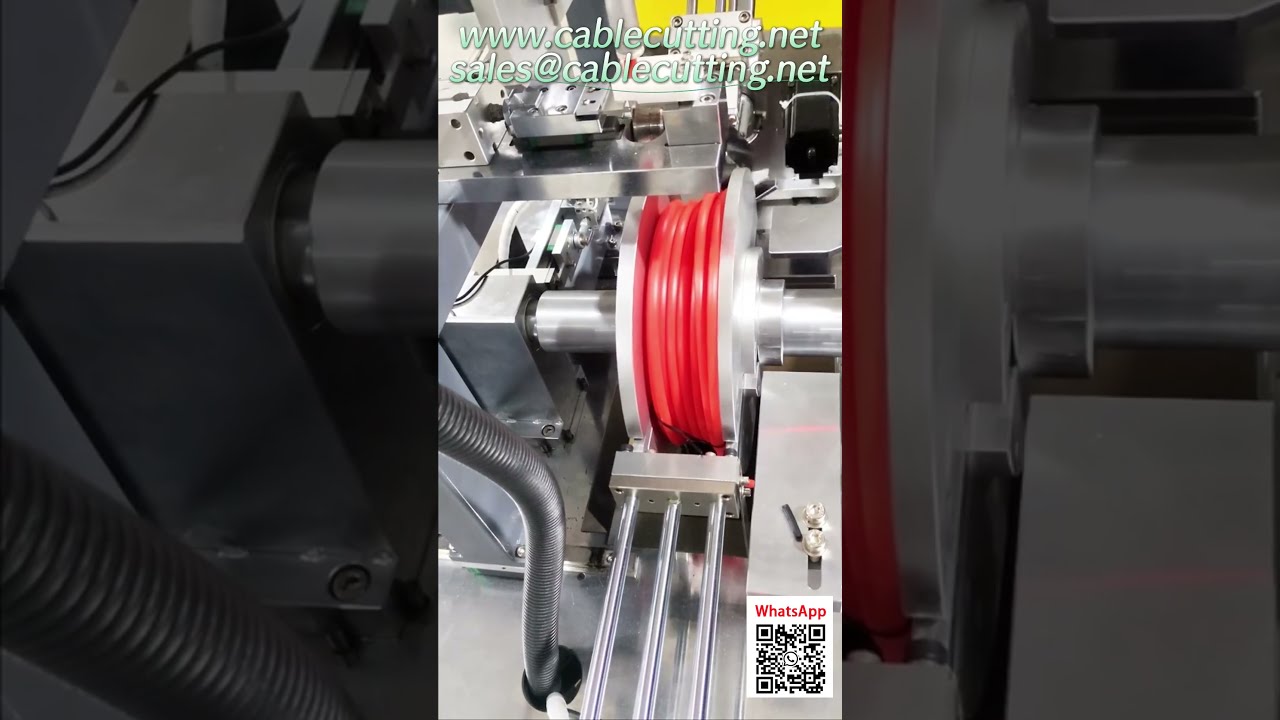 High-Efficiency Fully Automated Air Hose Coiling and Tying Machine