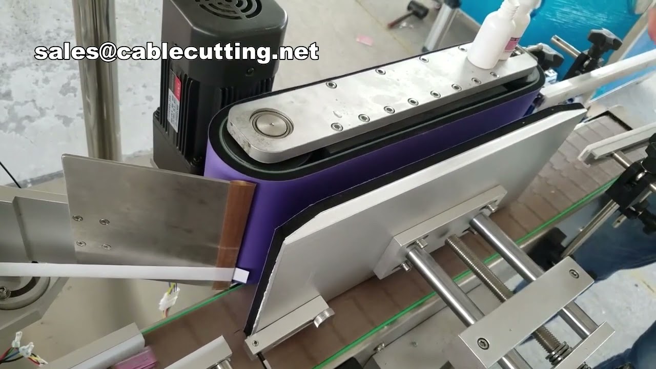 Plastic Bag Glass Bottle Plane Labeling Machine, plastic bag labeling machine,