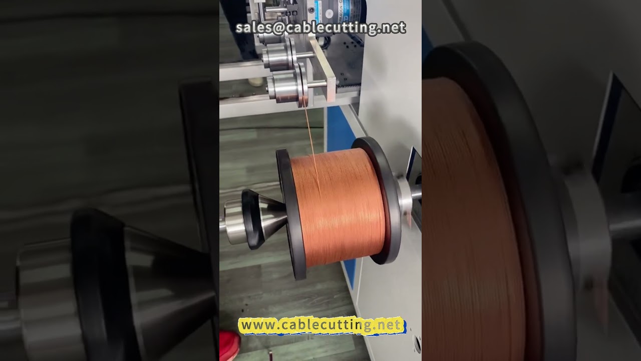 Braided Copper Wire Rewinding Machine | Industrial Wire Winder