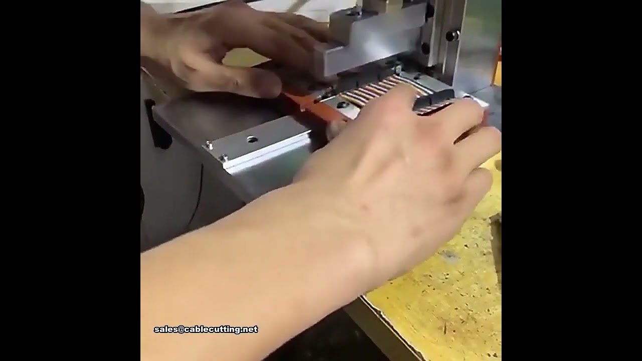 Chinese Factory Idc Connector Crimping Machine For Assembly Flat Ribbon Cable Lowest Price