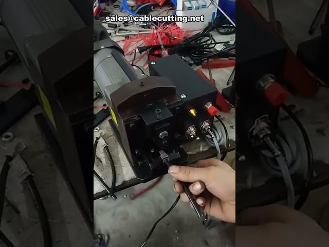 Crystal Head Crimping Machine for RJ-45 Connector Pressing and Scrapping