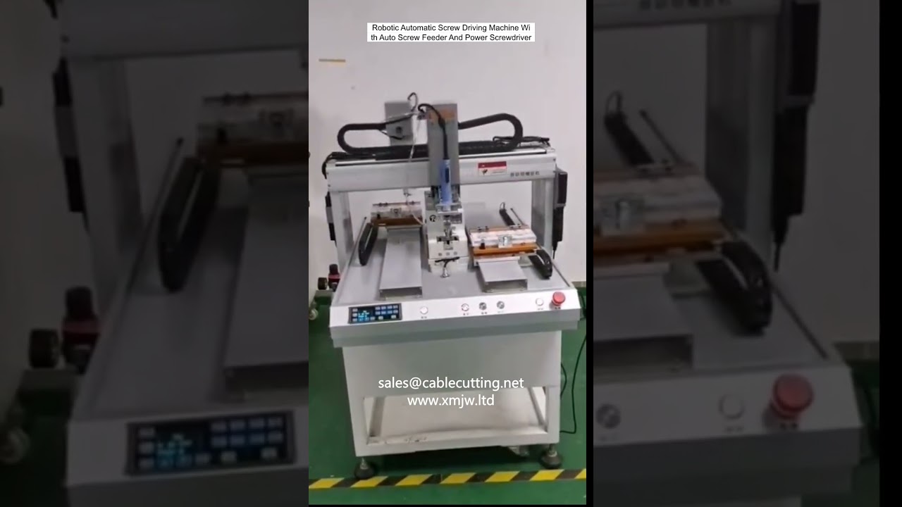 Robotic Automatic Screw Driving Machine with Auto Screw Feeder and Power Screwdriver