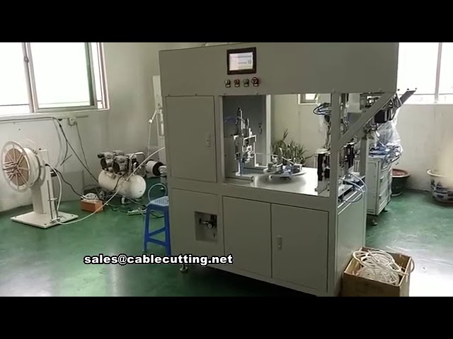 Fully Automatic Cable Wire Cutting Winding and Binding Machine with Twist Tie