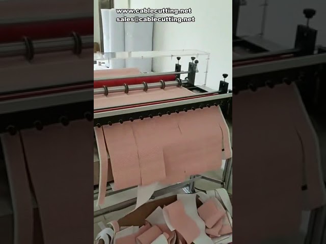 Automatic CNC Non-Woven Fabric Cross Cutting Machine with Air Knife Positioning