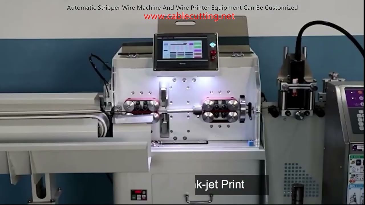 Automatic Wire Stripping and Printing Machine | Customizable Equipment