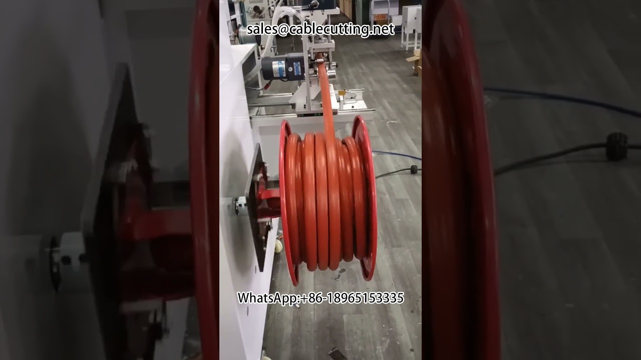 Automatic Meter Counting, Sorting, Cutting, and Rewinding Machine for Fire Hose