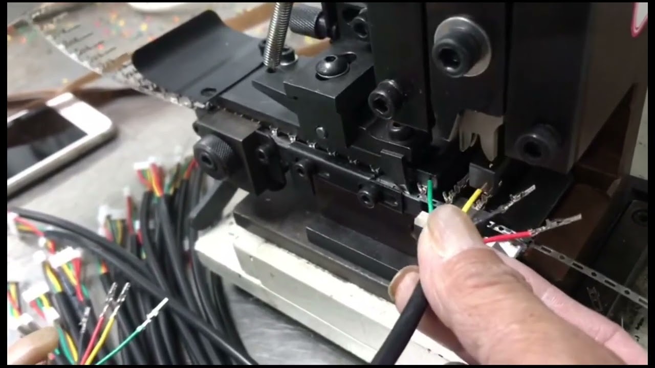 Semi-Automatic Terminal Crimping Machine for Copper Cable Wiring