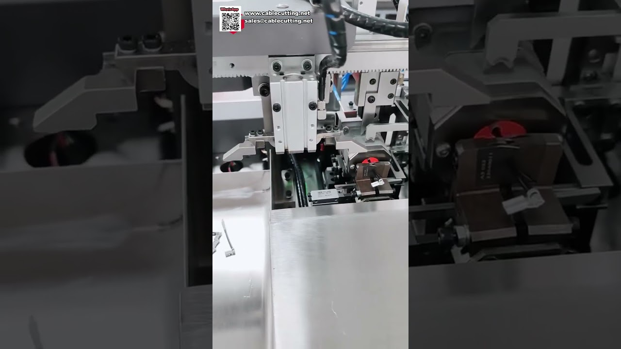 Automatic Terminal Crimping Heat Shrink Tube Insertion and Wire Tinning Machine