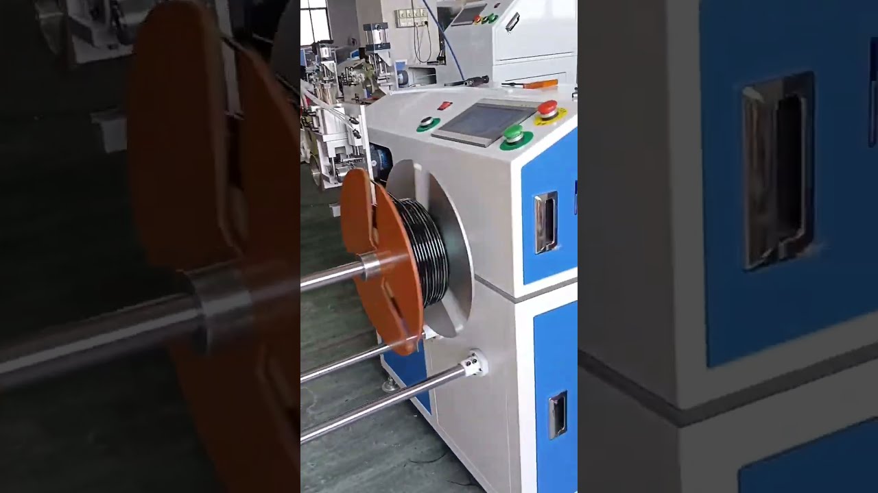 Automatic Wire Meter Counting, Traversing, Cutting & Tube Coiling Machine for 1mm to 16mm Diameter