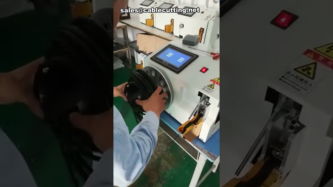 Industrial Wire Winding and Tying Machine for Factory Automation