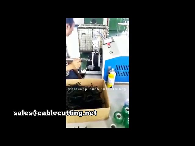 Security Cable Wire Winding, Coiling, and Twisting Machine with Meter Counter