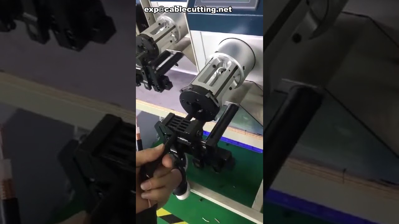 Peeling Machine for Coax Cable  Coax Wire Stripping Machine