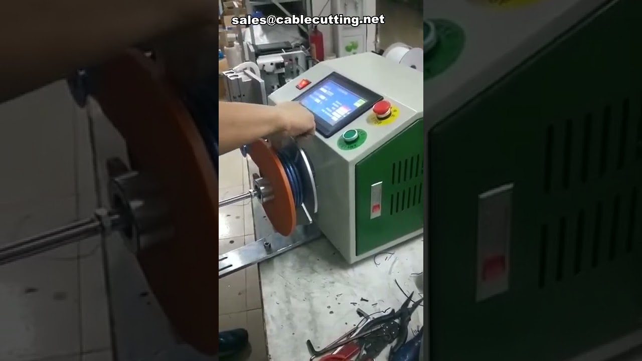 Cable Winding and Coiling Machine with Finishing wire function Cable organizer
