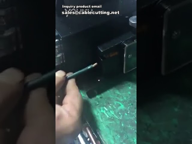 Electric Cable Stripping and Crimping Machine | Automated Wire Processing