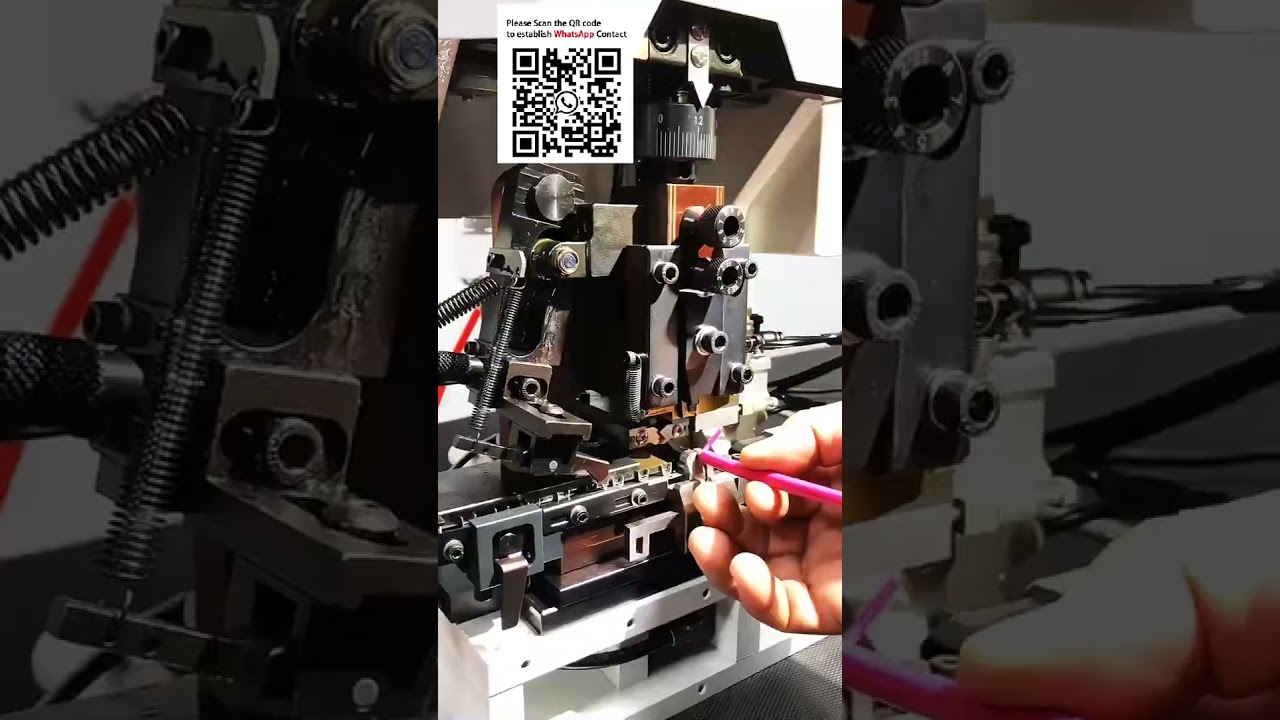 Automatic Wire Stripping and Crimping Machine with Pressure Monitoring