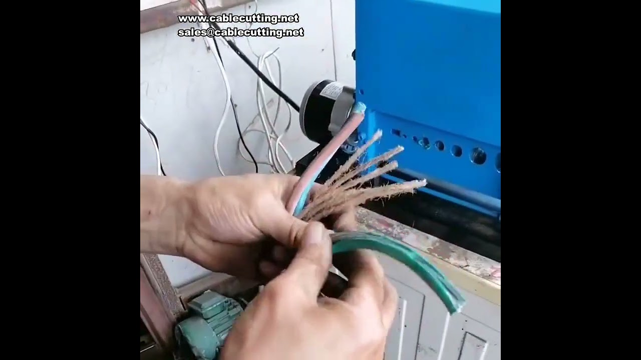 120 Square Porous Electric Wire Stripping Machine, Wire Diameter 2 32mm Automatic Cable Wire Aluminu