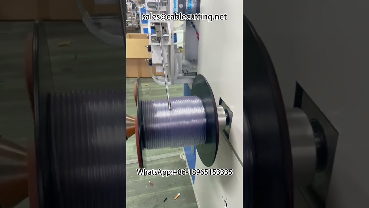 Automatic Meter Counting Rewinding Machine for Medical Tube, Wire, and Cable