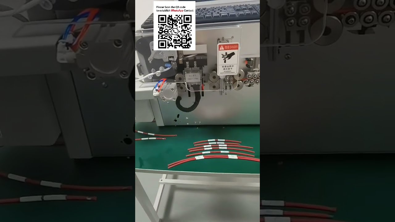 Automatic Wire Cutting, Stripping, Printing & Number Tube Insertion Machine