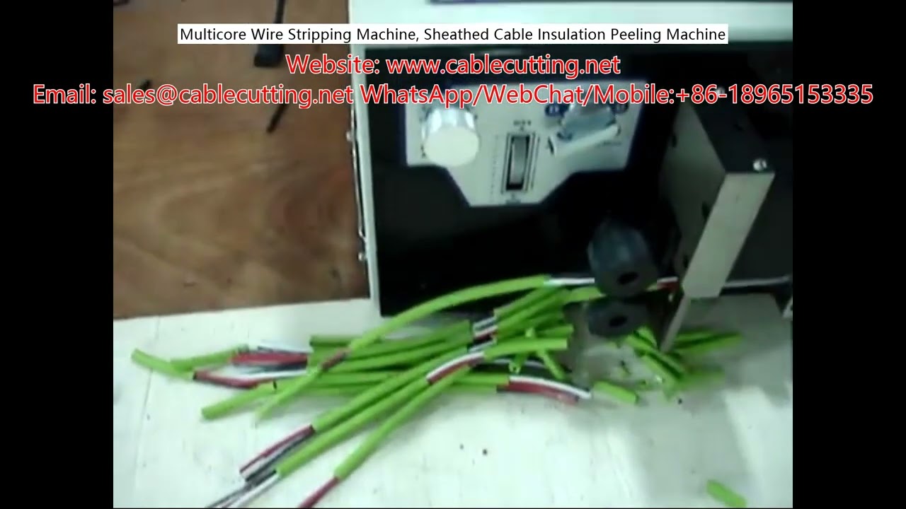 Multicore Wire Stripping Machine, Sheathed Cable Insulation Peeling Machine