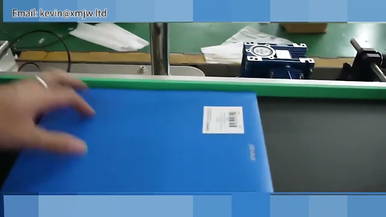 Fully Automatic PE Tape Paging Labeling Machine for Unformed Paper Boxes, Manuals, and Cards