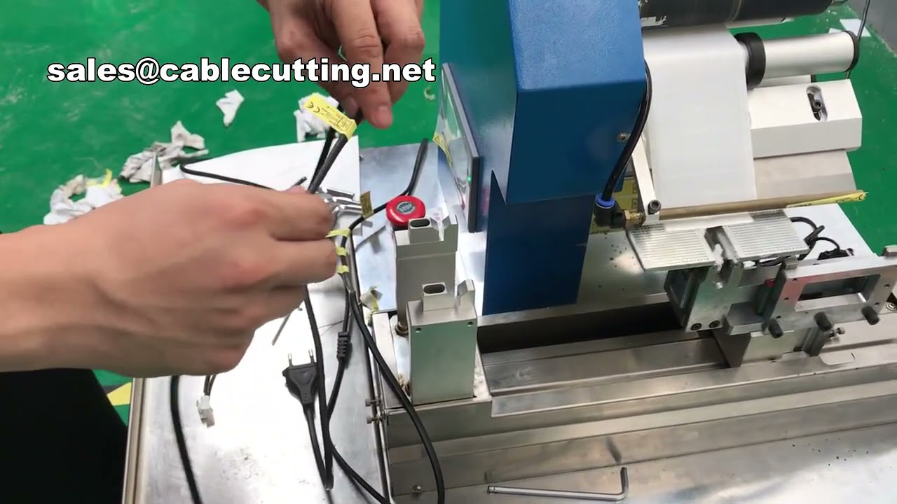 Industrial Wire Labeling Machine for Factory Automation