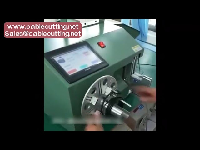 18-45 Wire Coil Winding and Binding Machine, Middle Type, Touch Screen Control, Semi-Automatic