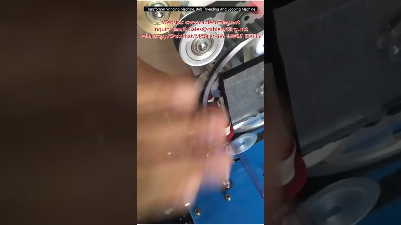 Transformer Winding Machine and Belt Threading Looping Machine
