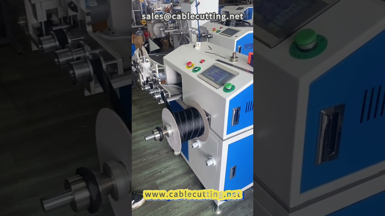 90-Meter Braided Tube Winder for Wire Processing and Automation