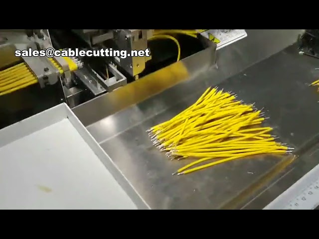 Fully Automatic Double-Head Cable Twisting, Peeling, and Tin Dipping Machine for Multi-Line Wire Stripping