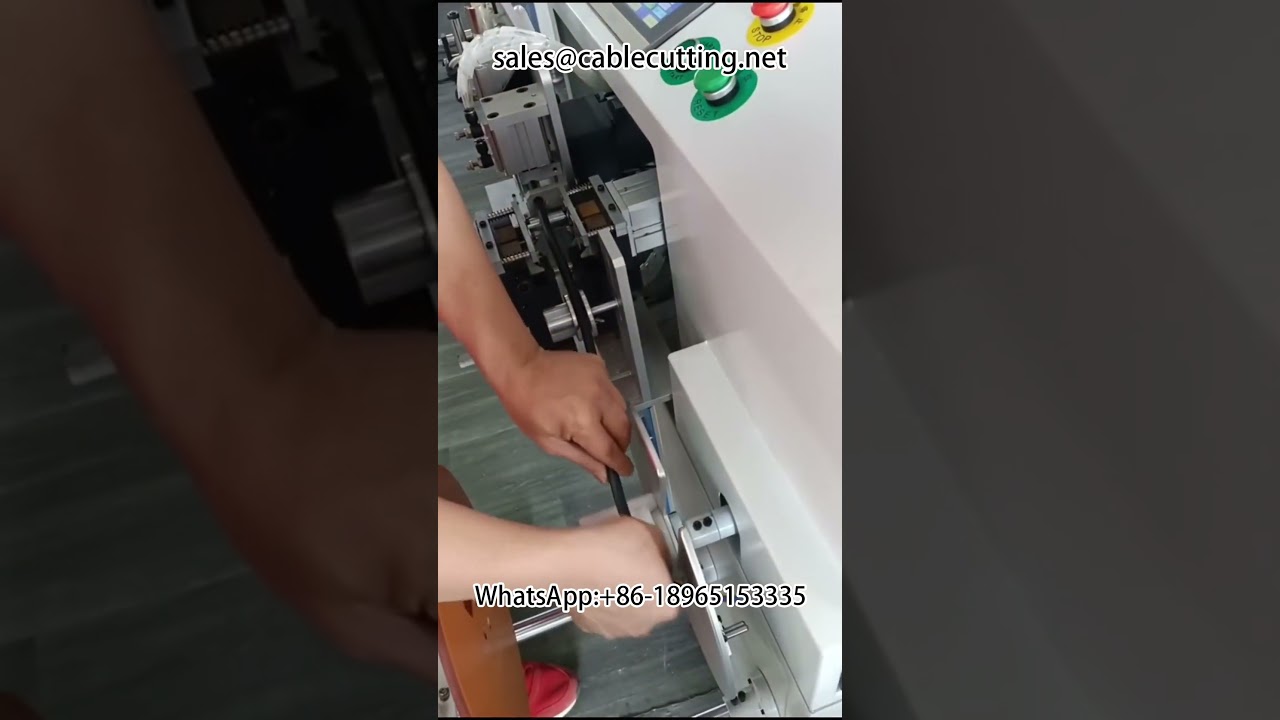 Automatic Wire & Cable Stripping, Meter Counting, Sequencing Winding, Cutting & Tying Machine