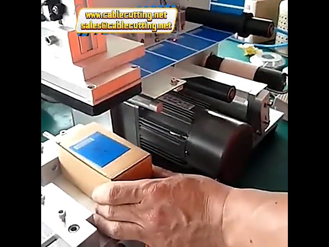 MT-60 Flat Square Bottle Box Sticker Labeling Machine with Date Coder Printer