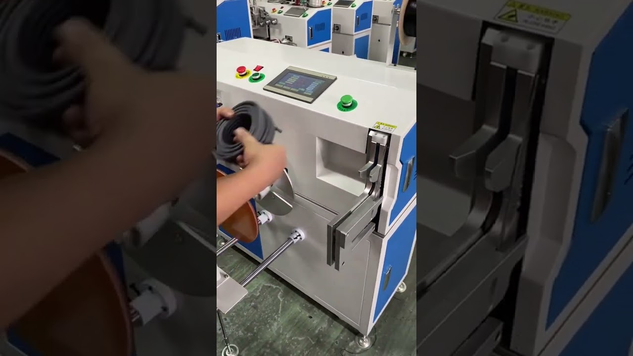 Precise Metering & Fast Tying Wire Coiler for Rewinding & Packaging
