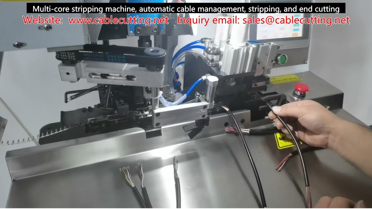 Semi-Automatic Wiring Terminal Machine for Industrial Automation